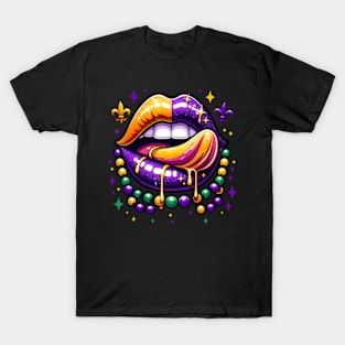 Mardi Gras Outfit CostumeMardi Gras Lips T-Shirt